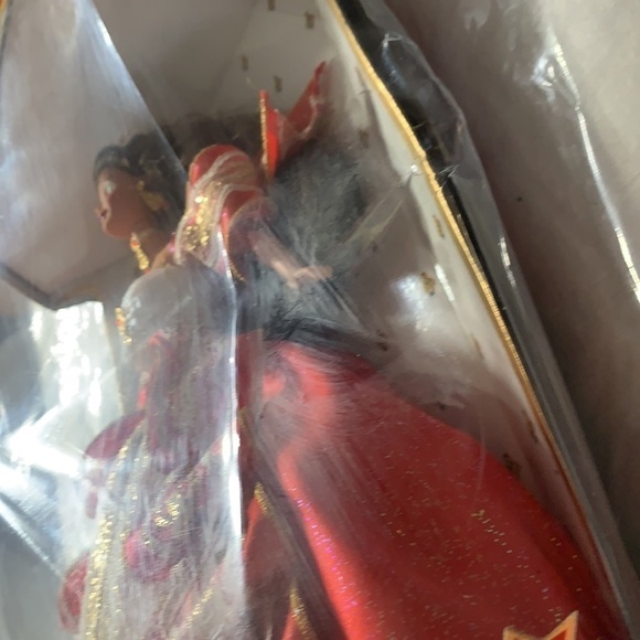 Mattel special edition Barbie happy holidays brunette 10th anniversary doll nib - Picture 9 of 10